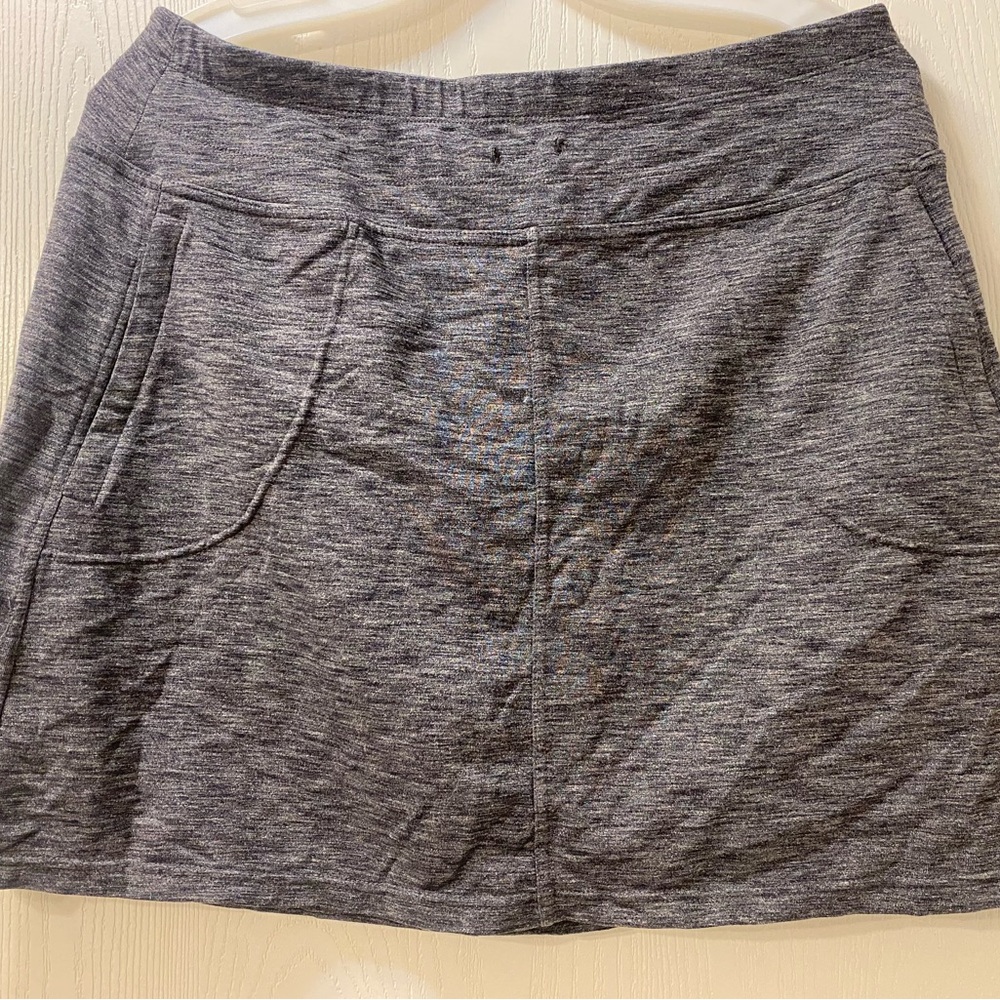 Gray Women's Skirt with shorts built in and pockets
